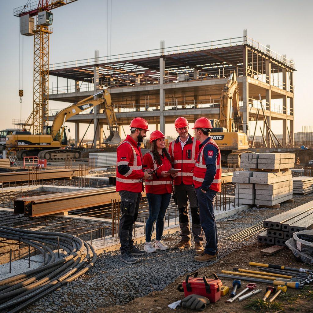 Schutzmaßnahmen für gewerbliche Bauprojekte durch die Waldenburger Versicherung AG